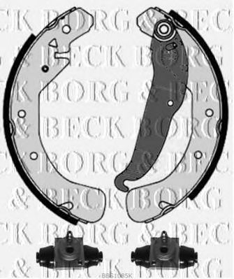 BORG & BECK bbs1085k -  Комплект тормозных колодок